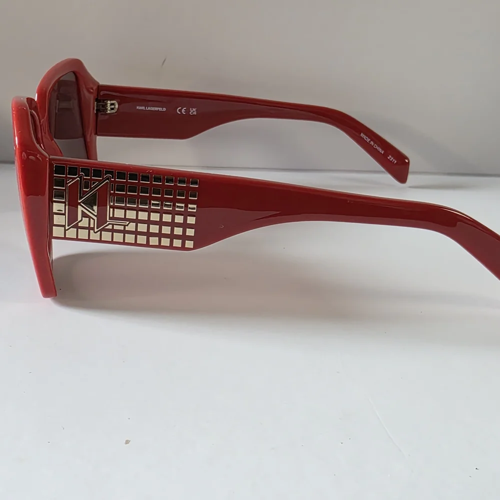 Karl Lagerfeld Red Sunglasses - Picture 3 of 5